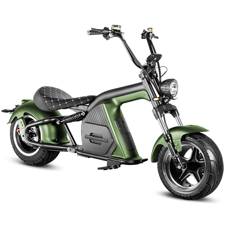 M8 Electric Chopper Scooter - Green