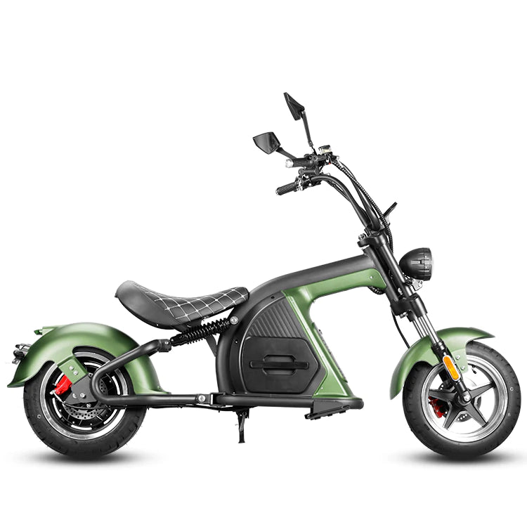 M8 Electric Chopper Scooter - Green