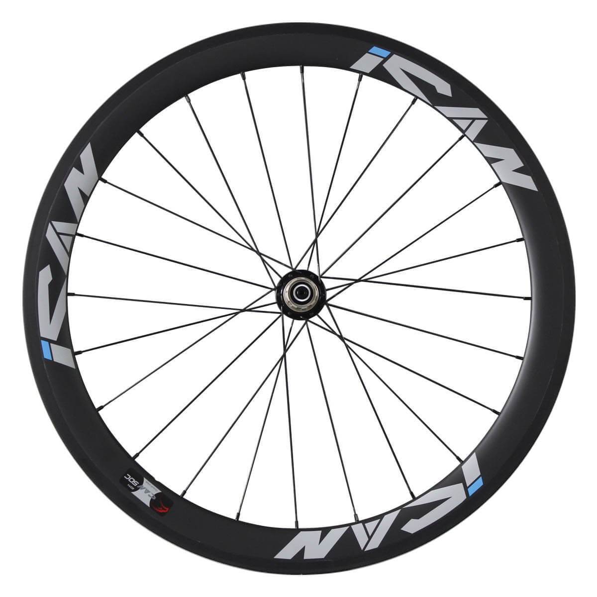 50mm Depth Carbon Clincher Aero CN Spokes Wheels