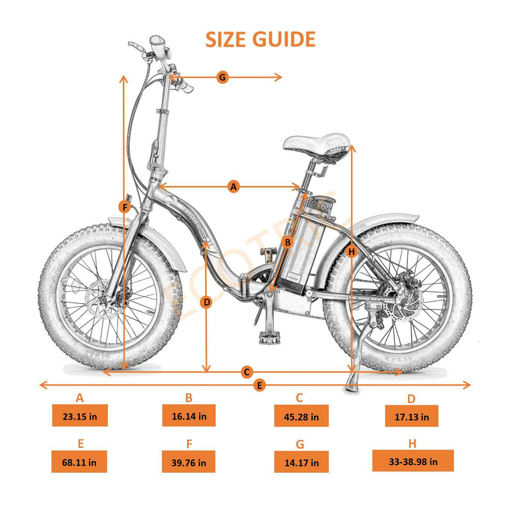 UL Certified - Ecotric Portable and Folding Fat Bike Model Dolphin