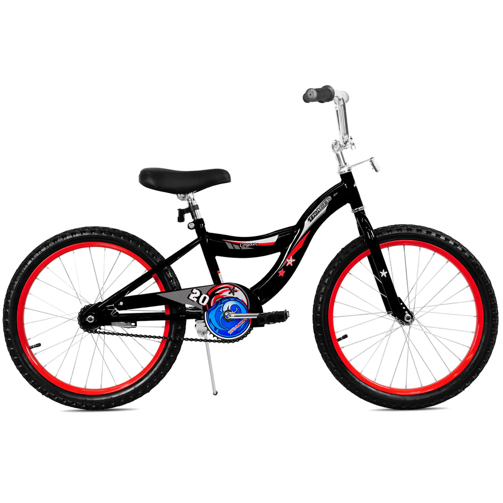 Logan 20 Inch Kids Bike - Black | Kids Bike | Logan | Kid's BMX Bikes | Freestyle BMX Bikes | BMX Bike | Tracer Bike | Bike Lover USA