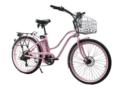X-Treme Malibu Elite Max 36V Beach Cruiser Electric Bike 350W Rear Hub Motor 20 mph 36V 10Ah LiFePO4 Battery