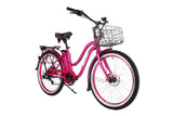 X-Treme Malibu Elite Max 36V Beach Cruiser Electric Bike 350W Rear Hub Motor 20 mph 36V 10Ah LiFePO4 Battery