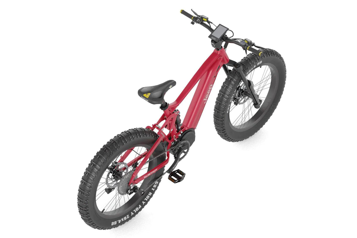 Quietkat Jeep E-Bike - Red | Electric Mountain Bike | Bike Lover USA