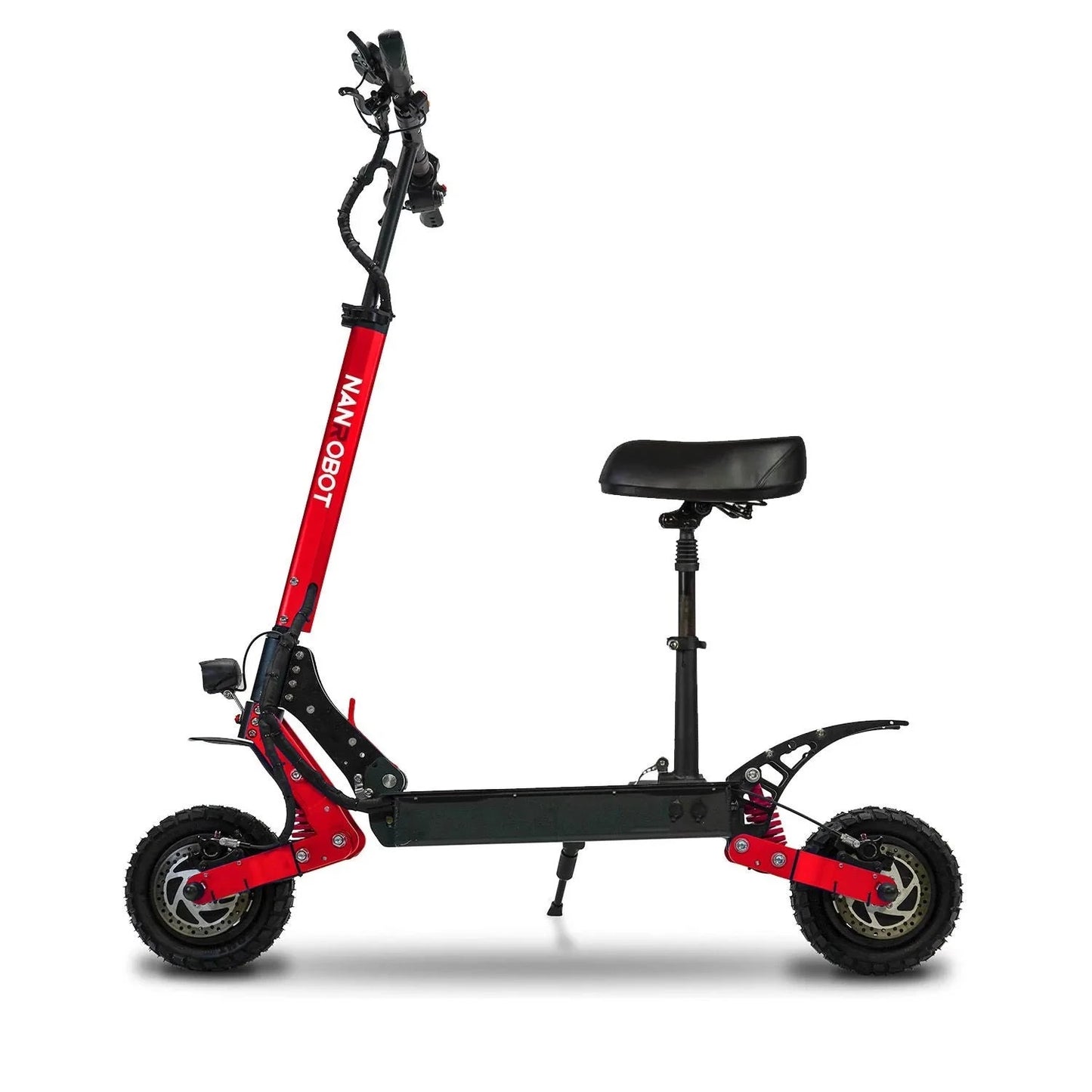 Nanrobot D4+3.0 Scooter - Red with Seat