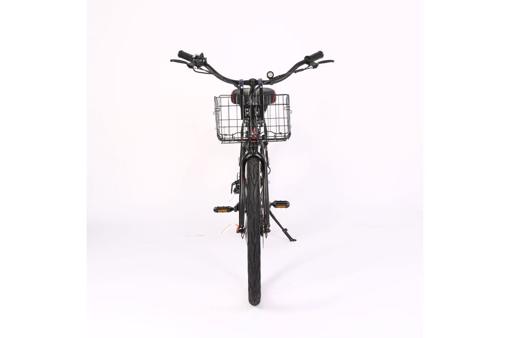 X-Treme Newport Elite 24 Volt Beach Cruiser Electric Bike-Black