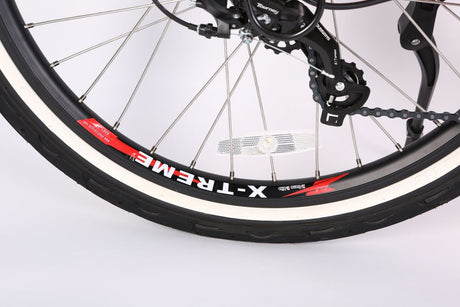 X-Treme Newport Elite Max 36V Beach Cruiser Electric Bike 350W Rear Hub Motor Up to 20 mph 36V 10Ah LiFePO4 Battery