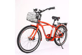 X-Treme Newport Elite Max 36V Beach Cruiser Electric Bike 350W Rear Hub Motor Up to 20 mph 36V 10Ah LiFePO4 Battery
