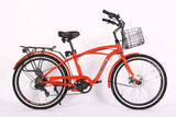 X-Treme Newport Elite Max 36V Beach Cruiser Electric Bike 350W Rear Hub Motor Up to 20 mph 36V 10Ah LiFePO4 Battery