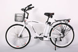 X-Treme Newport Elite Max 36V Beach Cruiser Electric Bike 350W Rear Hub Motor Up to 20 mph 36V 10Ah LiFePO4 Battery
