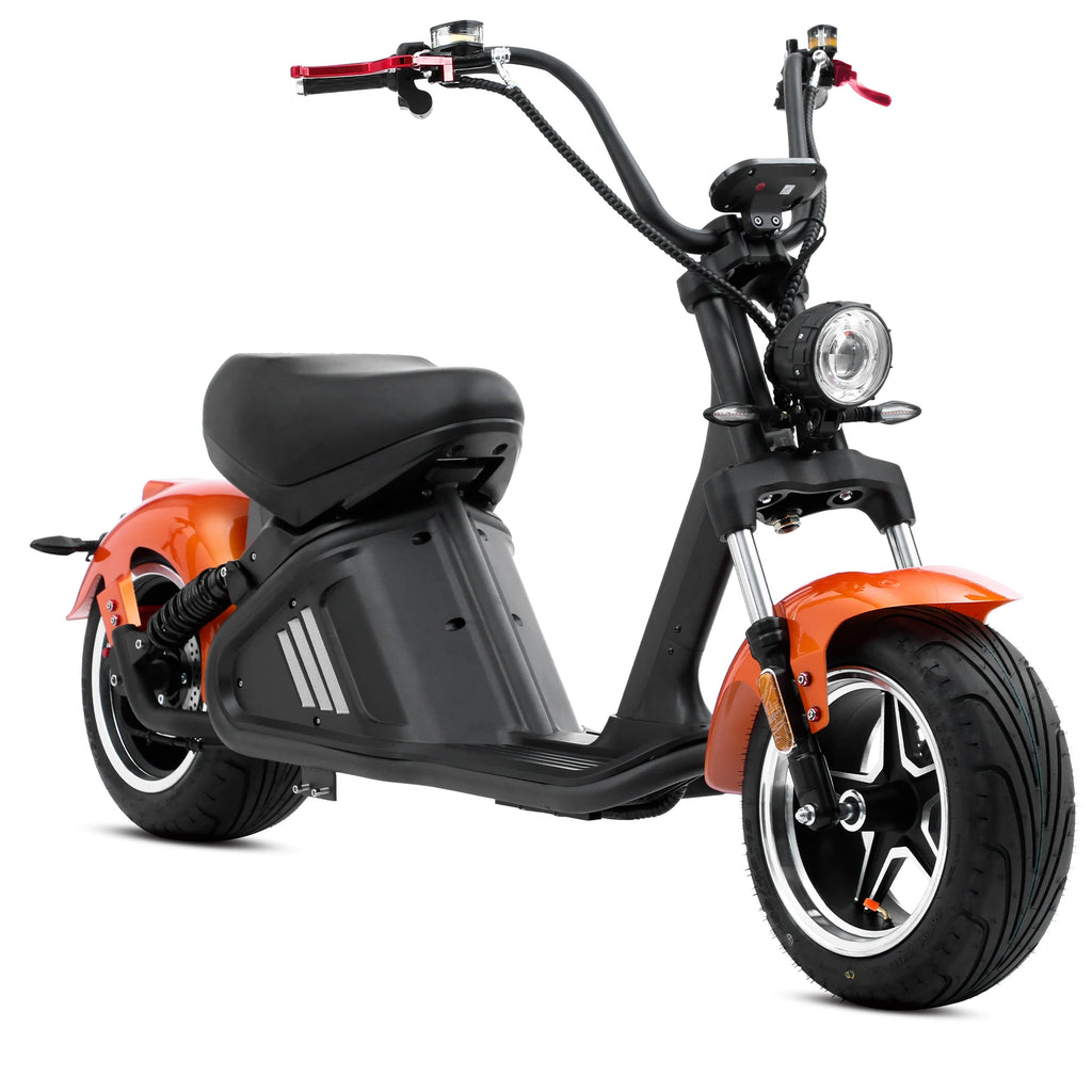 M2 Big Wheel 3000W 40Ah Electric Scooter - Orange