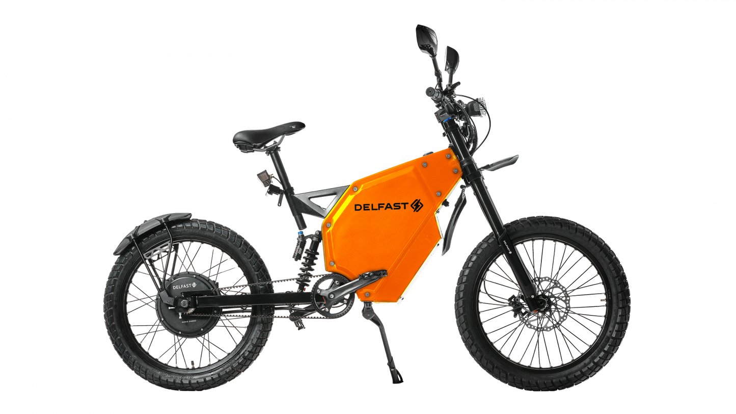 Delfast TOP 3.0 Electric Bike - Orange | Delfast Bike | TOP 3.0 Electric Bike | Electric Bike | Delfast TOP 3.0 | offroad bike | city electric bike | bike for Offroad Trips | City ebike | Bike Lover USA