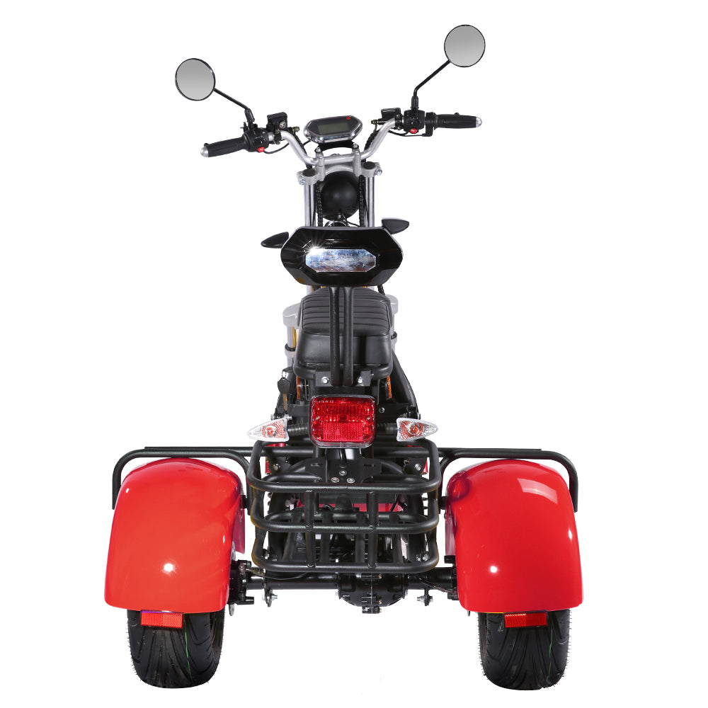 CP3 Trik 2000w Electric Three Wheel Scooter - Red