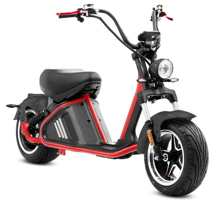 M2 Big Wheel 3000W 40Ah Electric Scooter - Red Black
