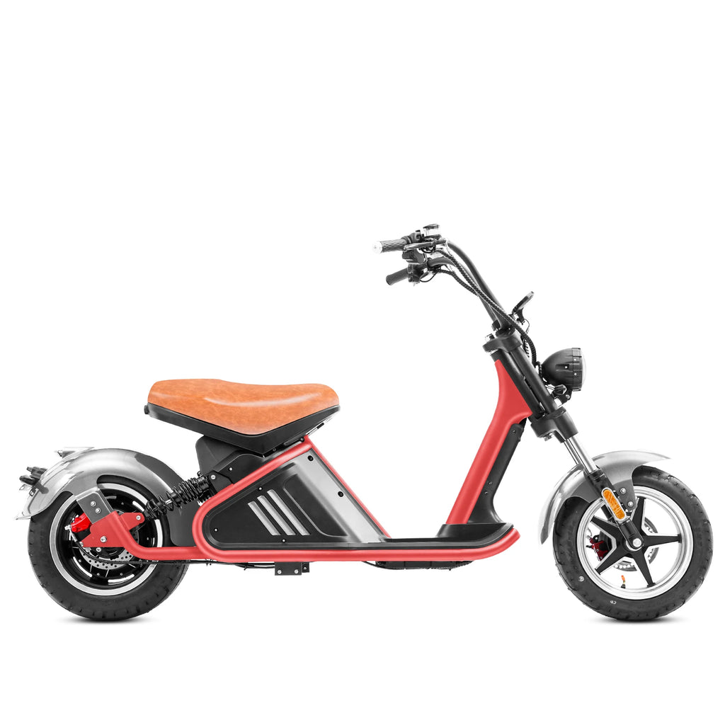 M2 Big Wheel 3000W 40Ah Electric Scooter - Red Silver