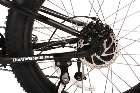 X-Treme Rocky Road 48V 17Ah Fat Tire Electric Mountain Bicycle 500W Rear Hub Motor 25 mph LiFePO4 Battery
