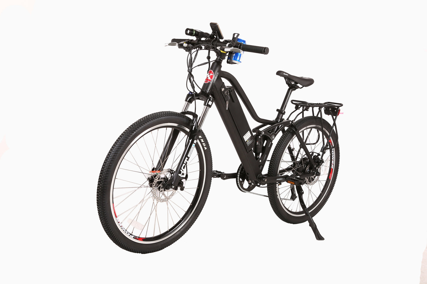 X-Treme Sedona 48 Volt Electric Step-Through Mountain Bicycle-Black