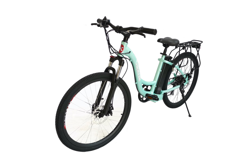 X-Treme TC-36 Electric 36 Volt Step-Through Mountain Bike-Mint Green