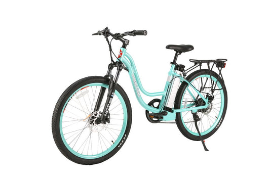 X-Treme Trail Climber Elite 24 Volt Electric Mountain Bike-Mint Green