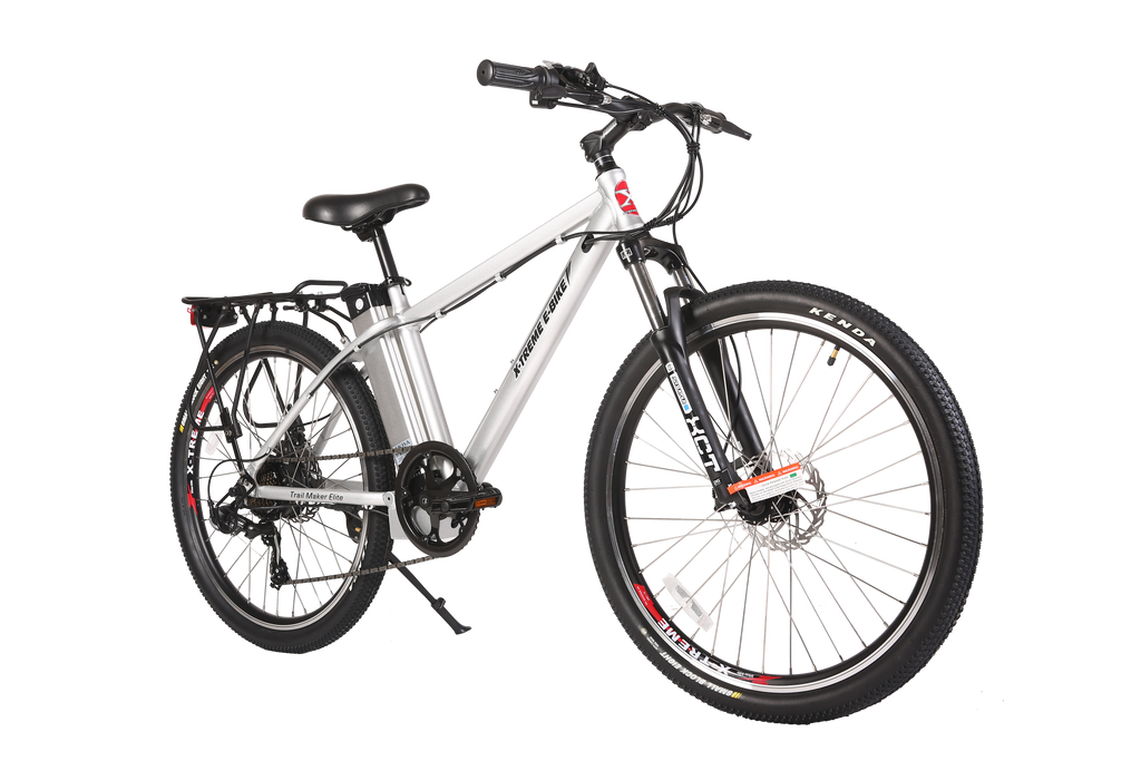 X-Treme Trail Maker Elite 24 Volt Electric Mountain Bike-ALUMINUM