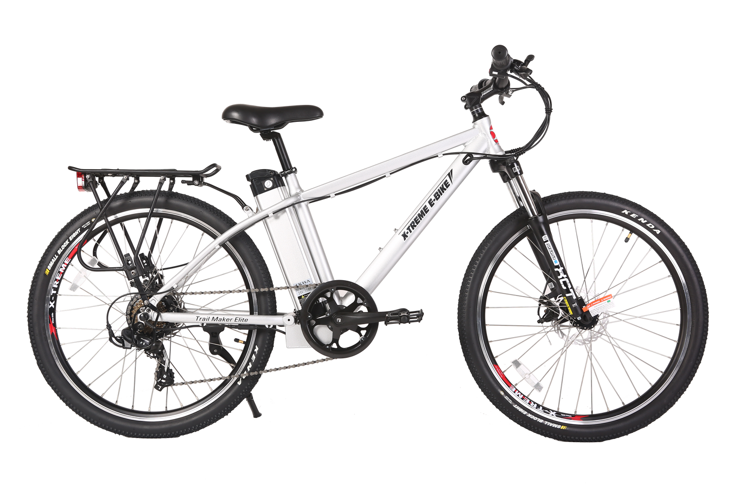 X-Treme Trail Maker Elite 24 Volt Electric Mountain Bike-ALUMINUM