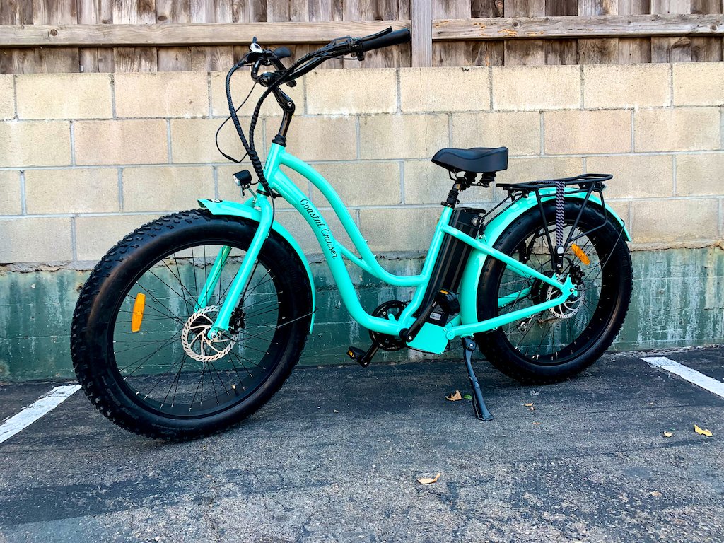 Coastal Cruiser 750w Fat Tire Cruiser Step Thru 26x4 - Teal