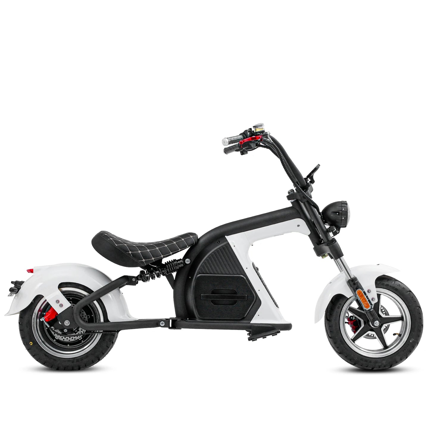 M8 Electric Chopper Scooter - White