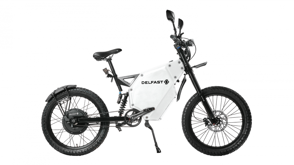 Delfast TOP 3.0 Electric Bike - White | Delfast Bike | TOP 3.0 Electric Bike | Electric Bike | Delfast TOP 3.0 | offroad bike | city electric bike | bike for Offroad Trips | City ebike | Bike Lover USA