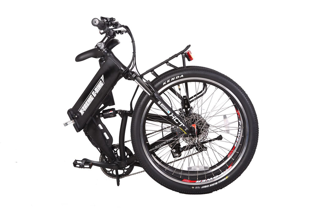 X-Treme X-Cursion Elite 24 Volt Electric Folding Mountain Bicycle - Black