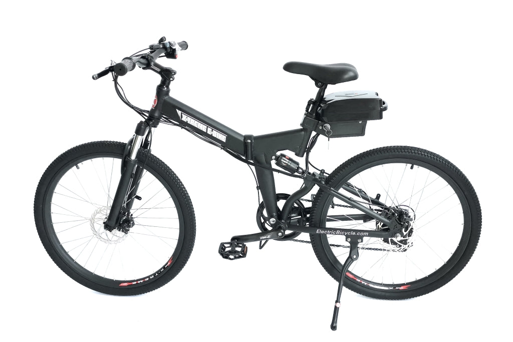 X-Treme XC-36 Electric 36 Volt Folding Mountain Bike-Black